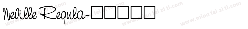 Neville Regula字体转换
